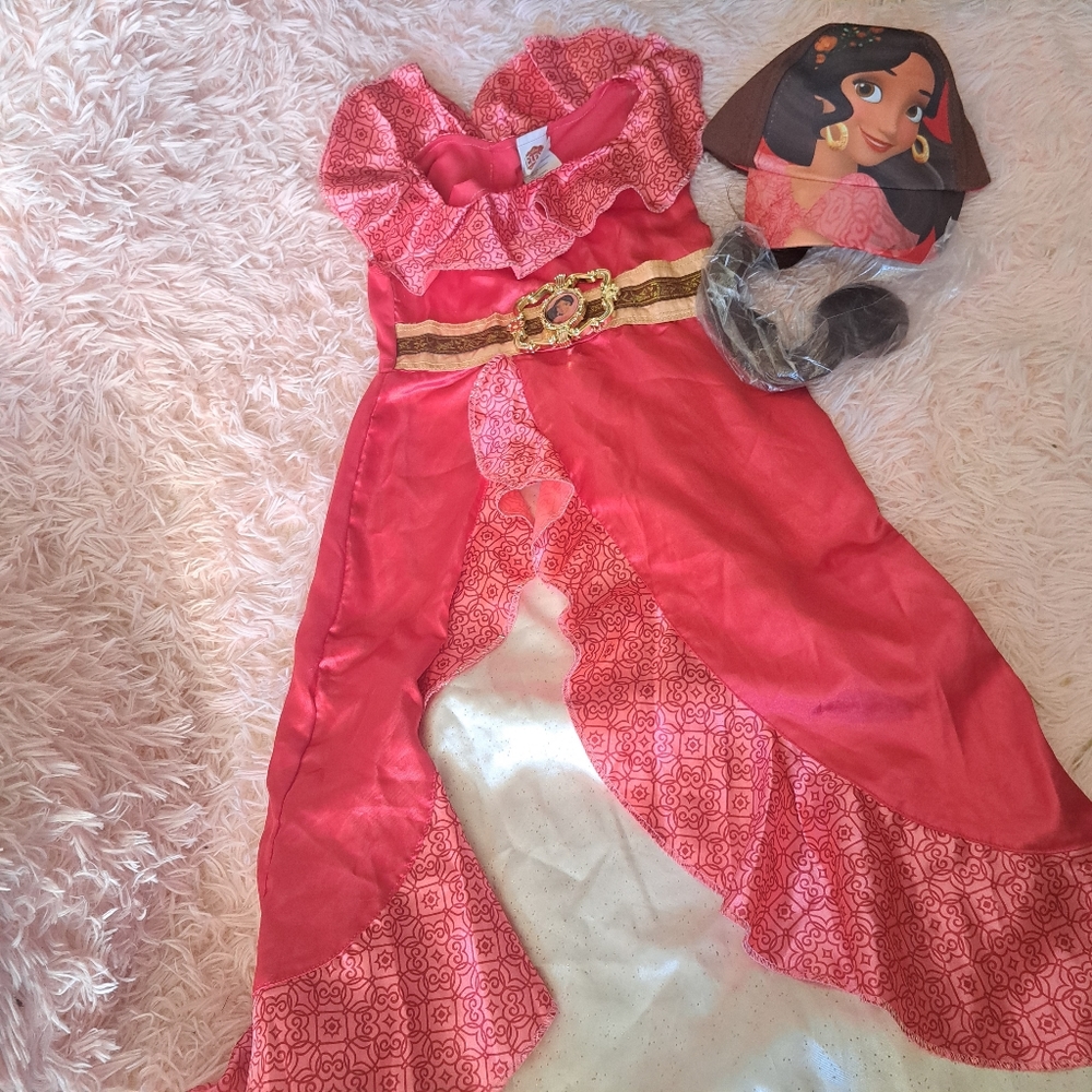 Girls Princess Elena costume bundle